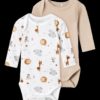 NBNBODY 2PK BEIGE ANIMAL