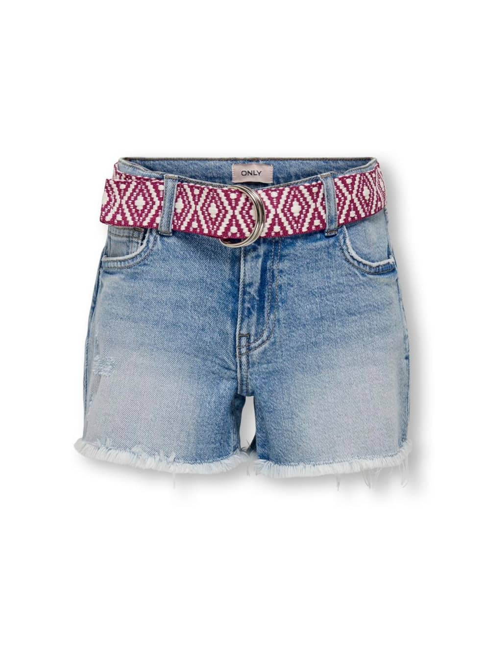 KOGROBYN DENIM SHORTS MED BELTE