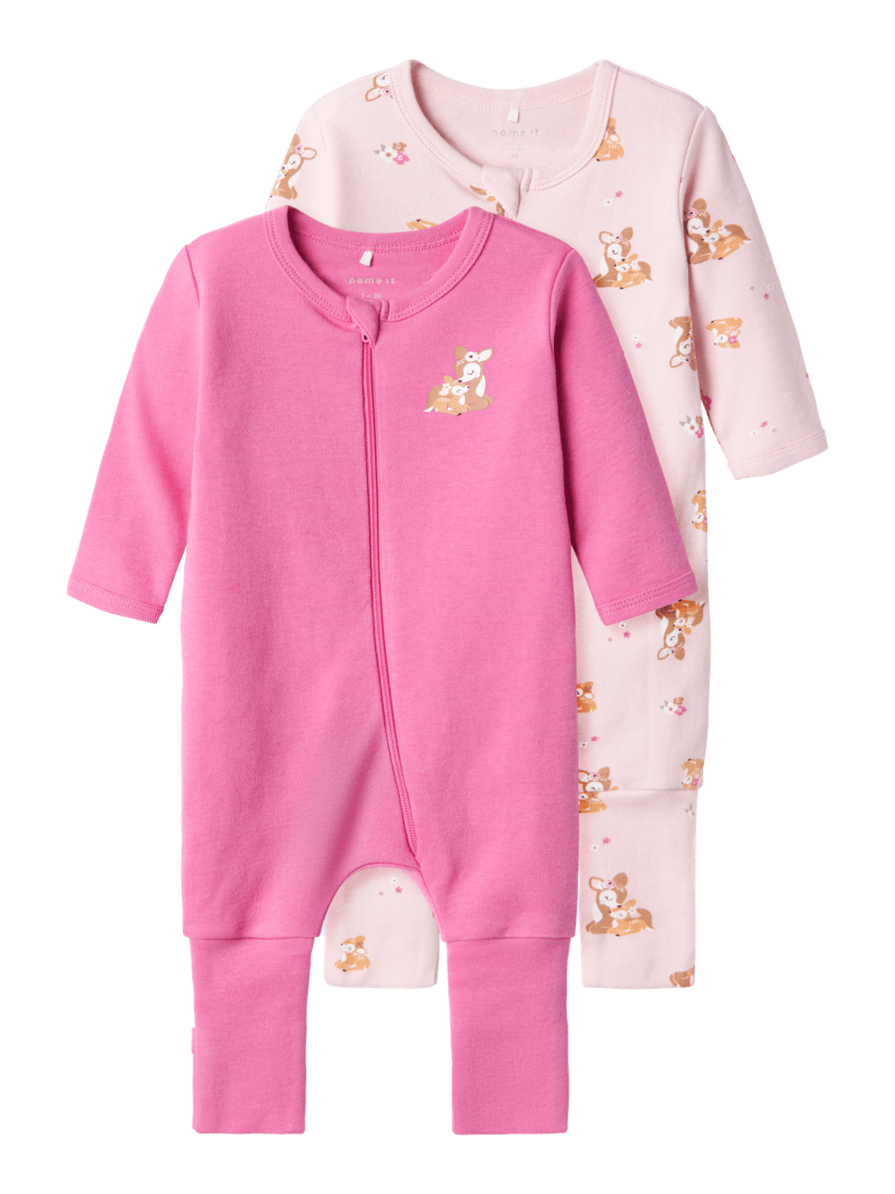 NBFNIGHTSUIT 2PK ROSE DEER