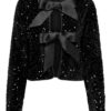 ONLANIKA SEQUINS BOW TOPP