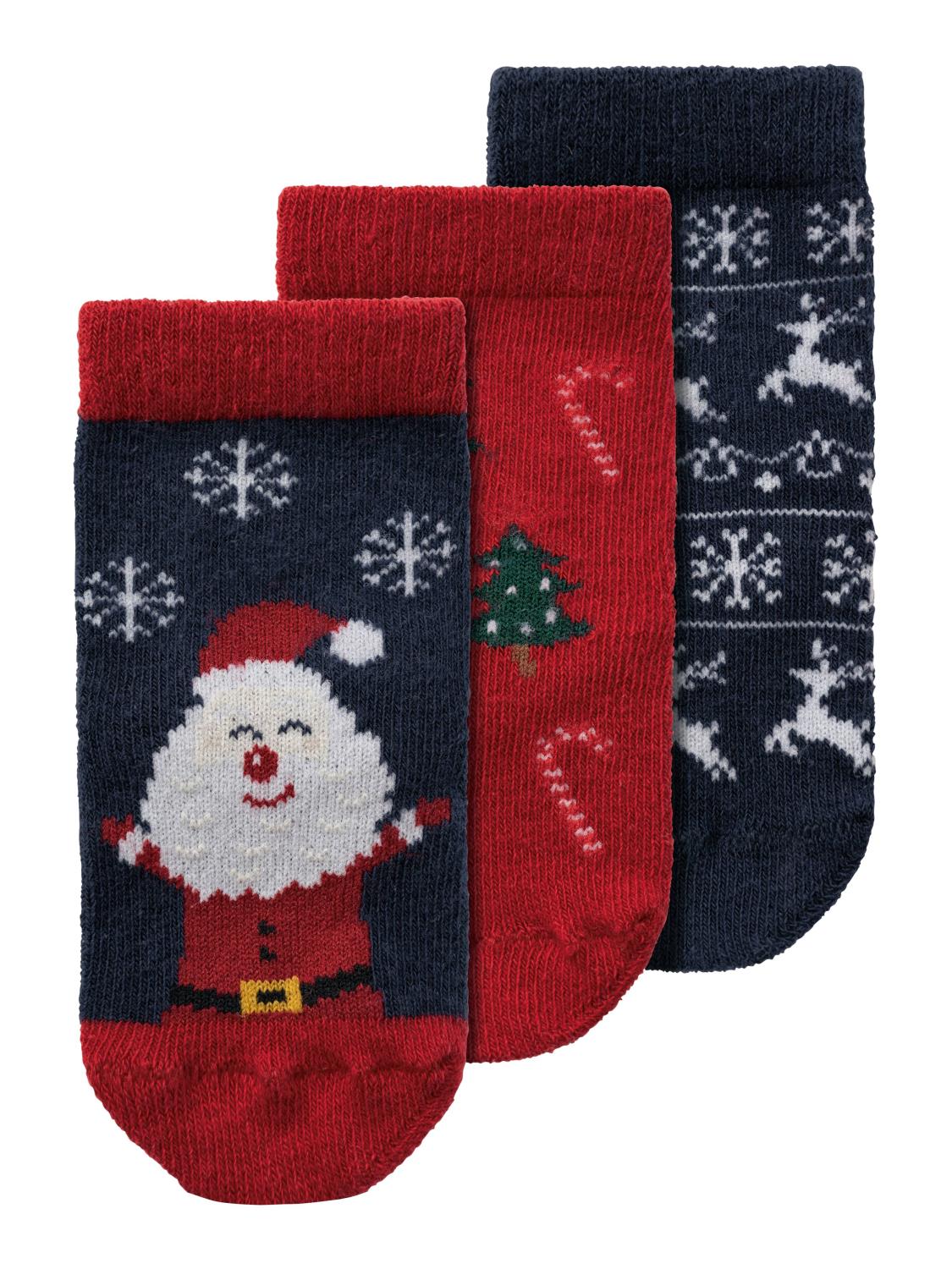 NBNCHRISTMAS SOKKER 3PK