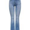 ONLBLUSH BACK POCK FLARED JEANS