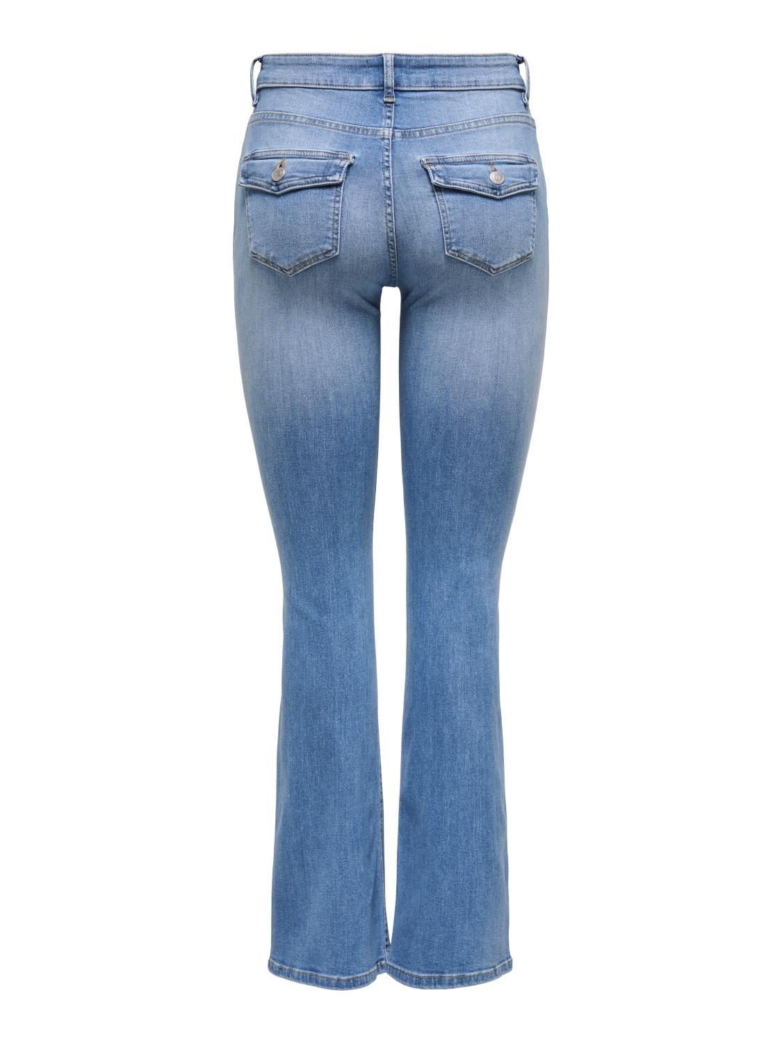 ONLBLUSH BACK POCK FLARED JEANS