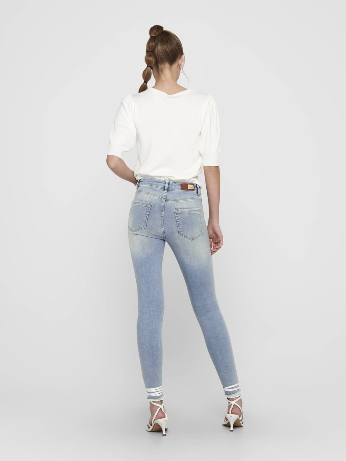 ONLBLUSH MID WAIST ANKEL JEANS